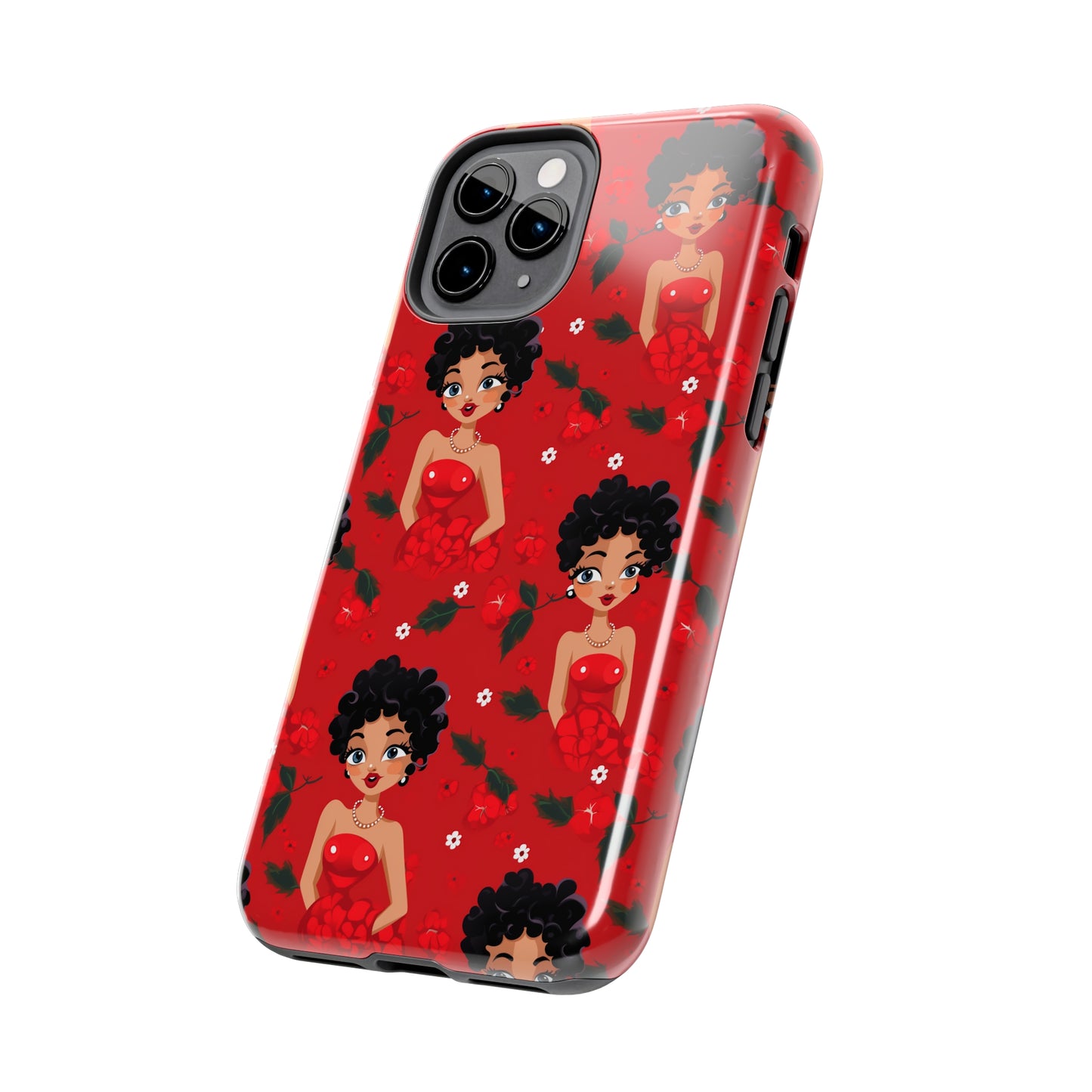 Black Betty Tough iPhone Case, African American Betty Boop iPhone Case