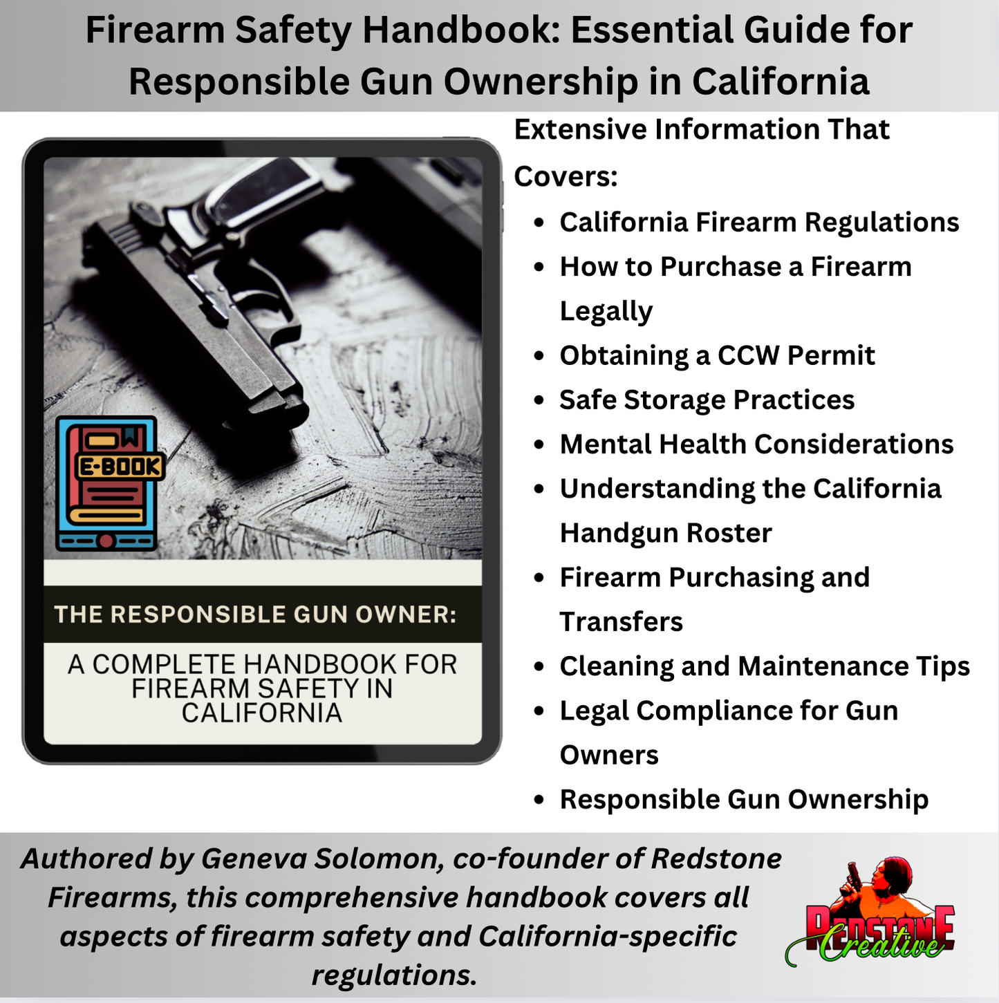 California Firearms Laws for Beginners, New Gun Owner E-Book Guide, Essential Reading for New Gun Owners, FSC Prep Download