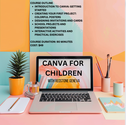 Canva for Kids: Online Course Having Fun with Design!