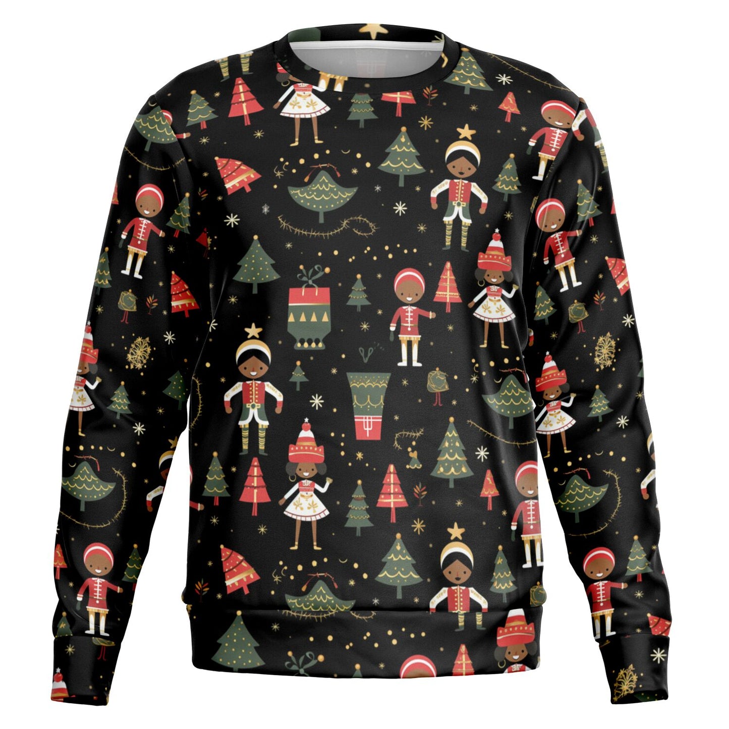 Christmas Nutcracker Unisex Ugly Sweatshirt , The Black Nutcracker Ugly Holiday Sweate