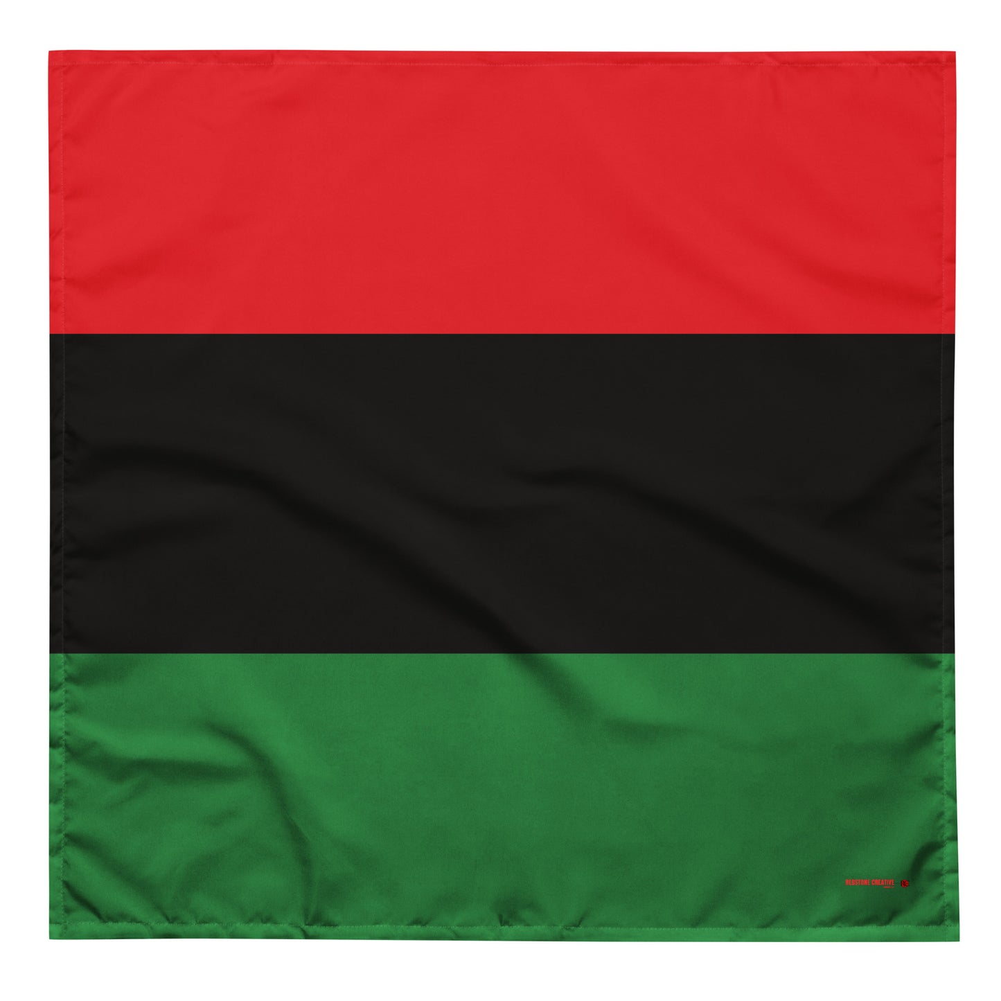 Red, Black & Green Pan-African Flag Garvey Bandana,  Headwear for Adults and Pets