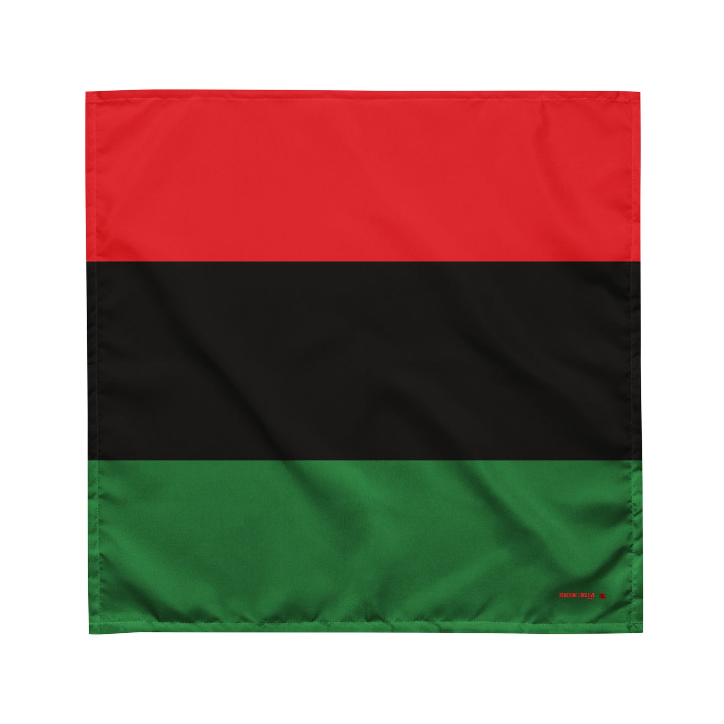 Red, Black & Green Pan-African Flag Garvey Bandana,  Headwear for Adults and Pets