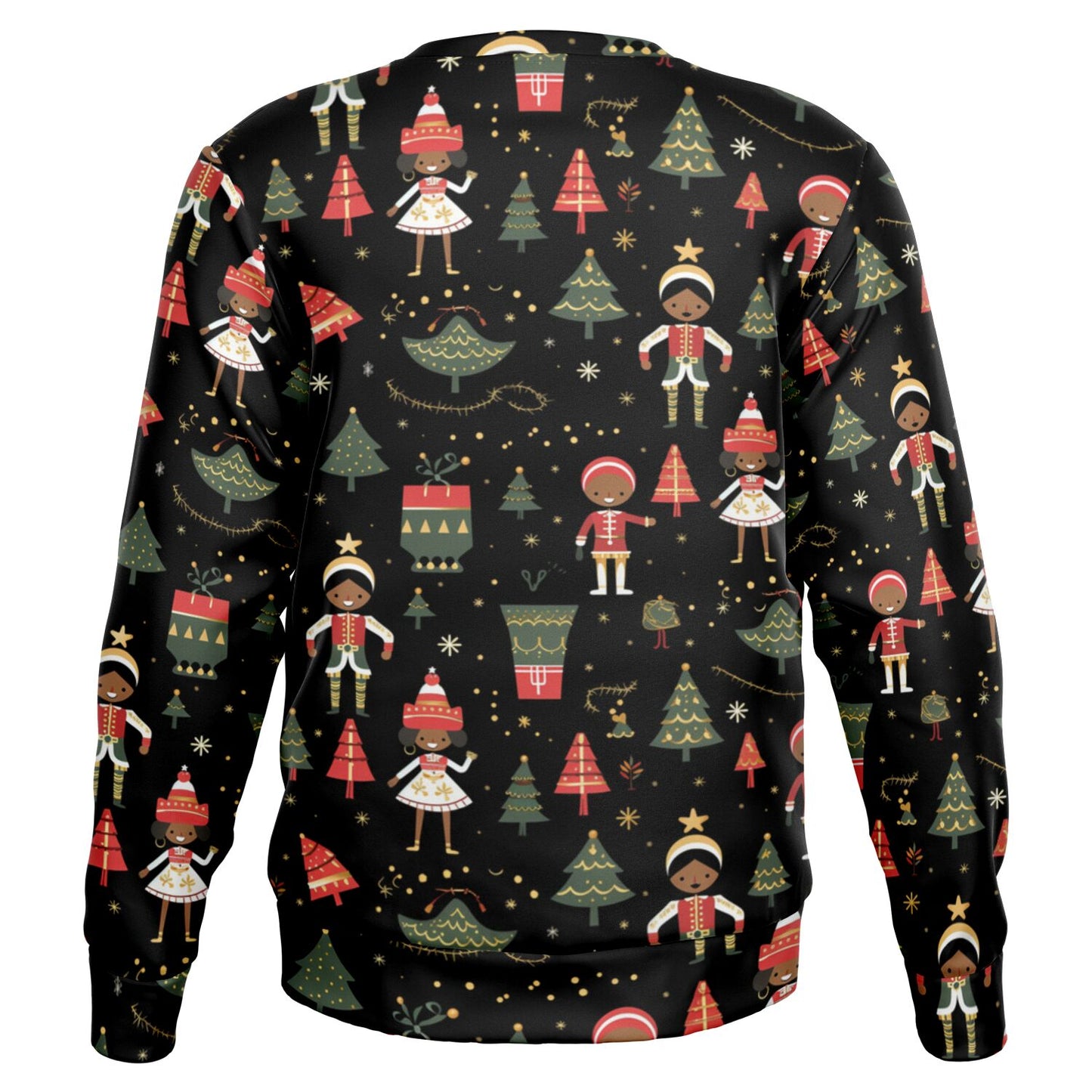 Christmas Nutcracker Unisex Ugly Sweatshirt , The Black Nutcracker Ugly Holiday Sweate