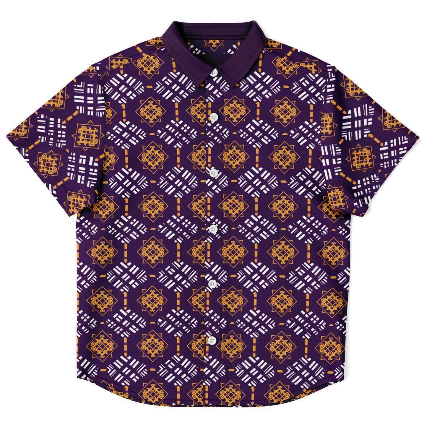 Omega Psy Phi "Que" Inspired African Print Kids Button Up Shirt