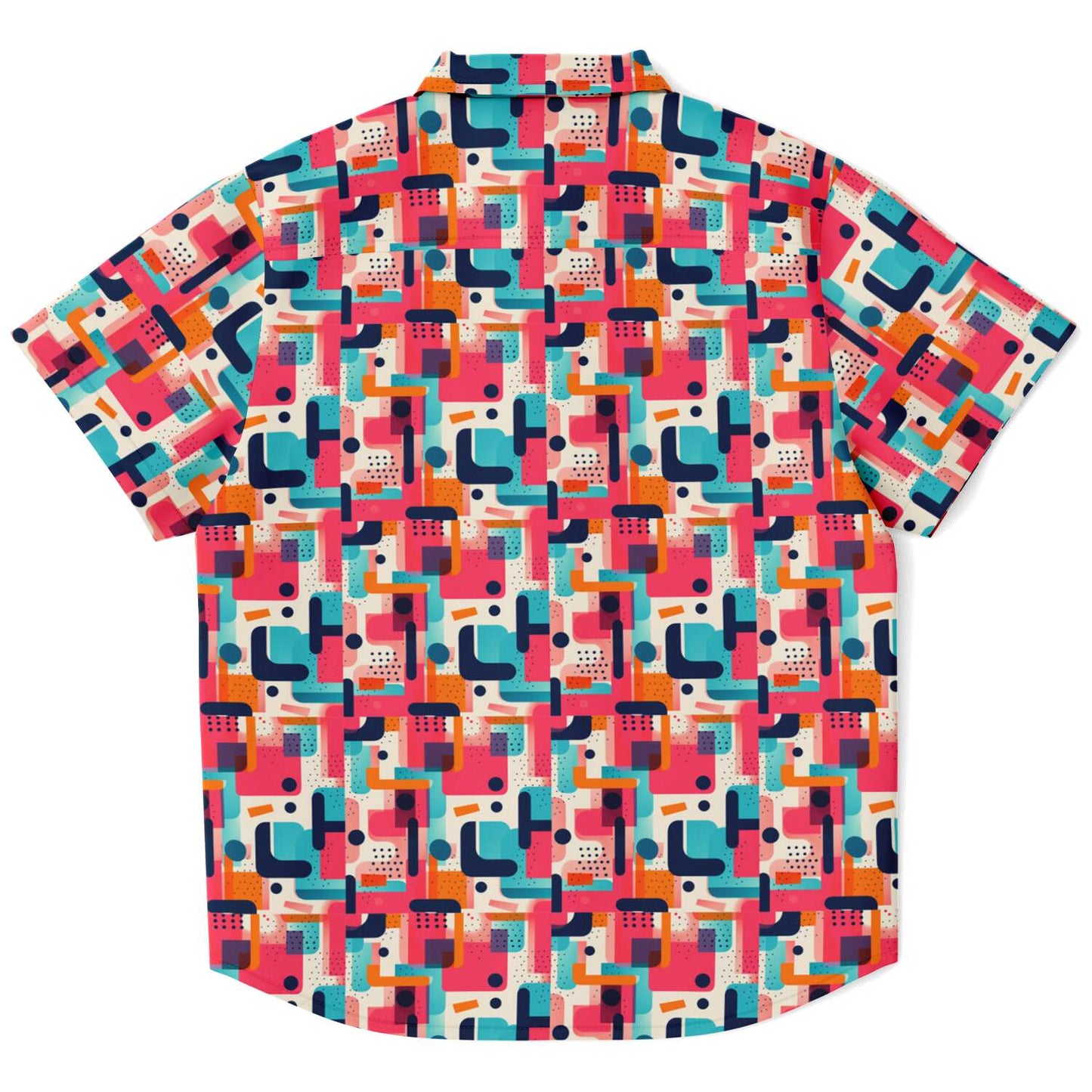 Playful Pop Art Kids Button-Up Shirt, Kids' Colorful Fashion