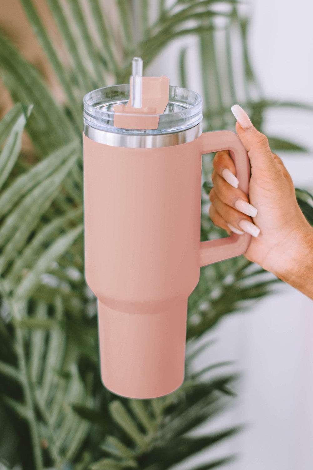 Pink  Stainless Steel Double Insulated 40oz Cup - Durable, Easy-to-Clean & Ergonomic Design