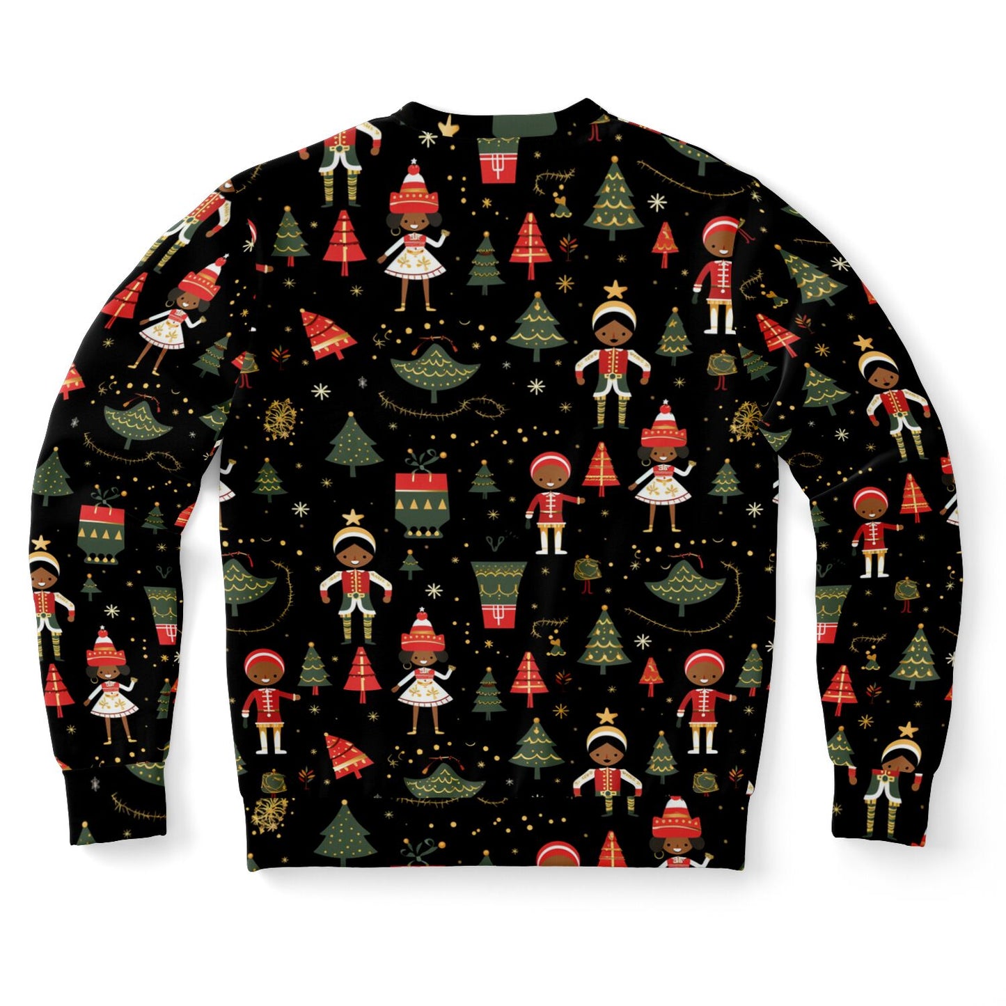 Christmas Nutcracker Unisex Ugly Sweatshirt , The Black Nutcracker Ugly Holiday Sweate