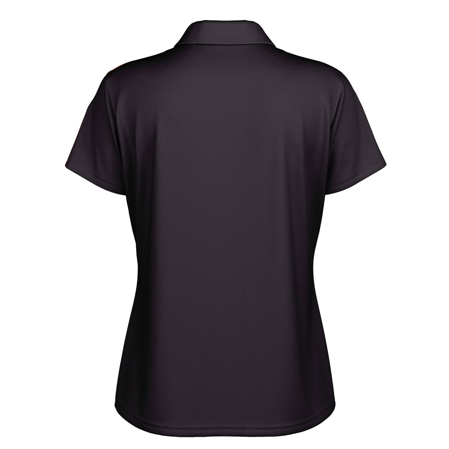 Elegant Black Women Golfers Polo Shirt, Breathable, Moisture-Wicking Athletic Tee