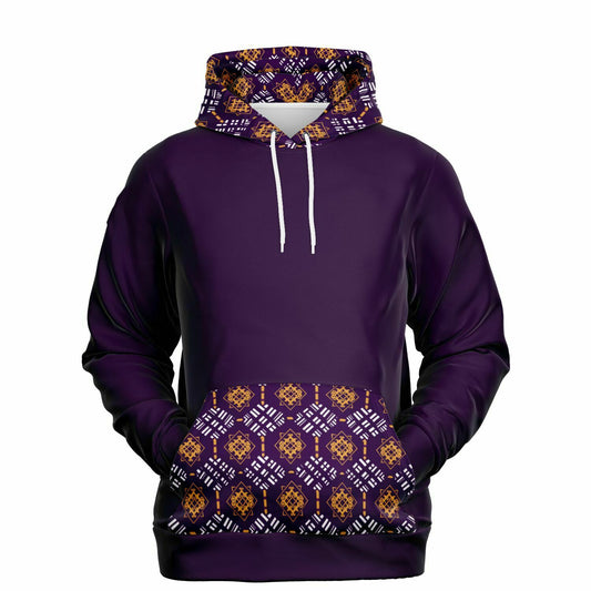 Omega Psi Phi Inspired Purple & Gold Unisex Hoodie