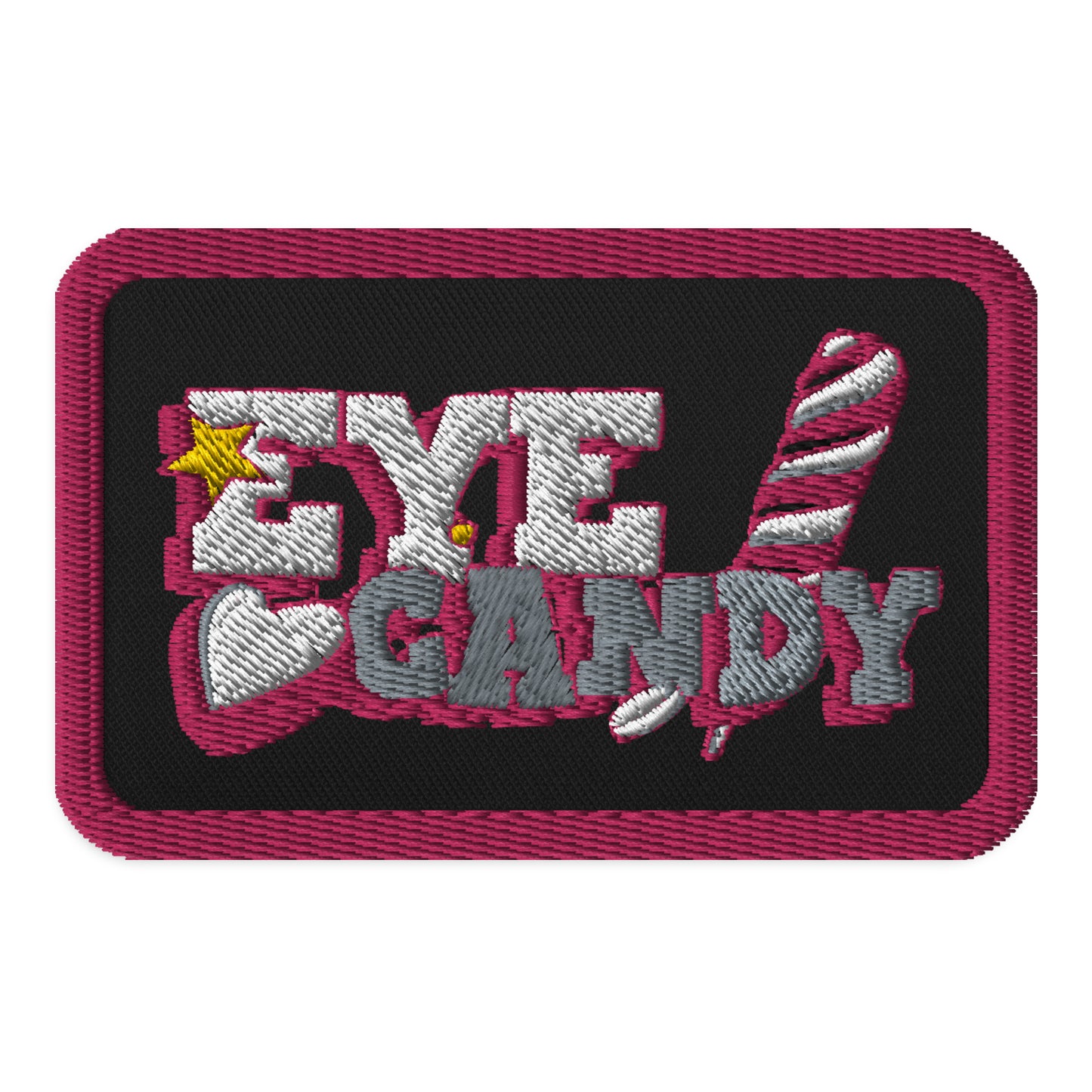 Eye Candy Embroidered Patch,  Pretty Woman Patch