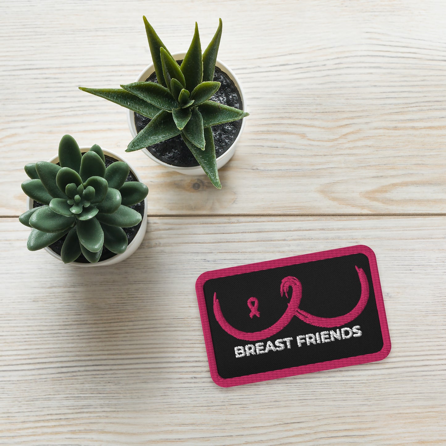 Breast Friends Breast Cancer Awareness Embroidered Patch