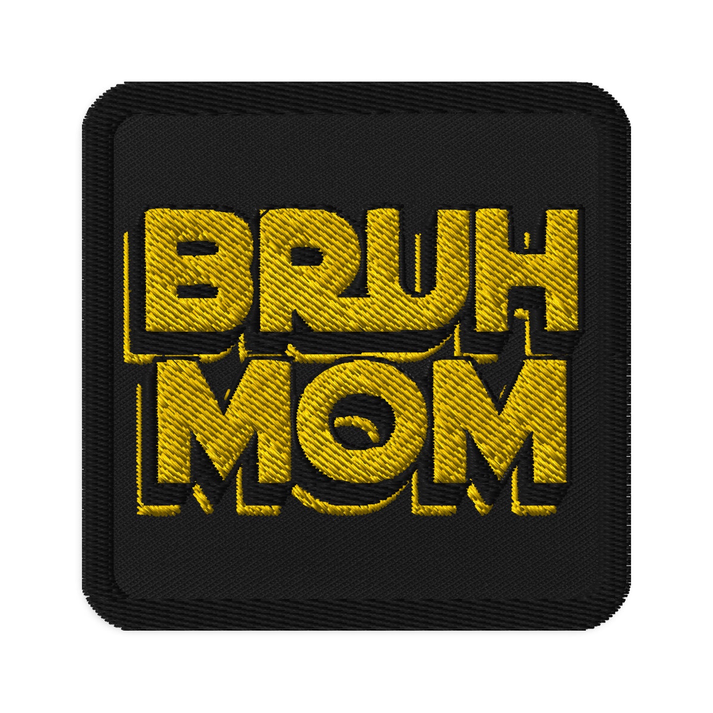 Boy Mom Bruh Mom Parenting Humor Embroidered Patch, Trending Mom Fashion