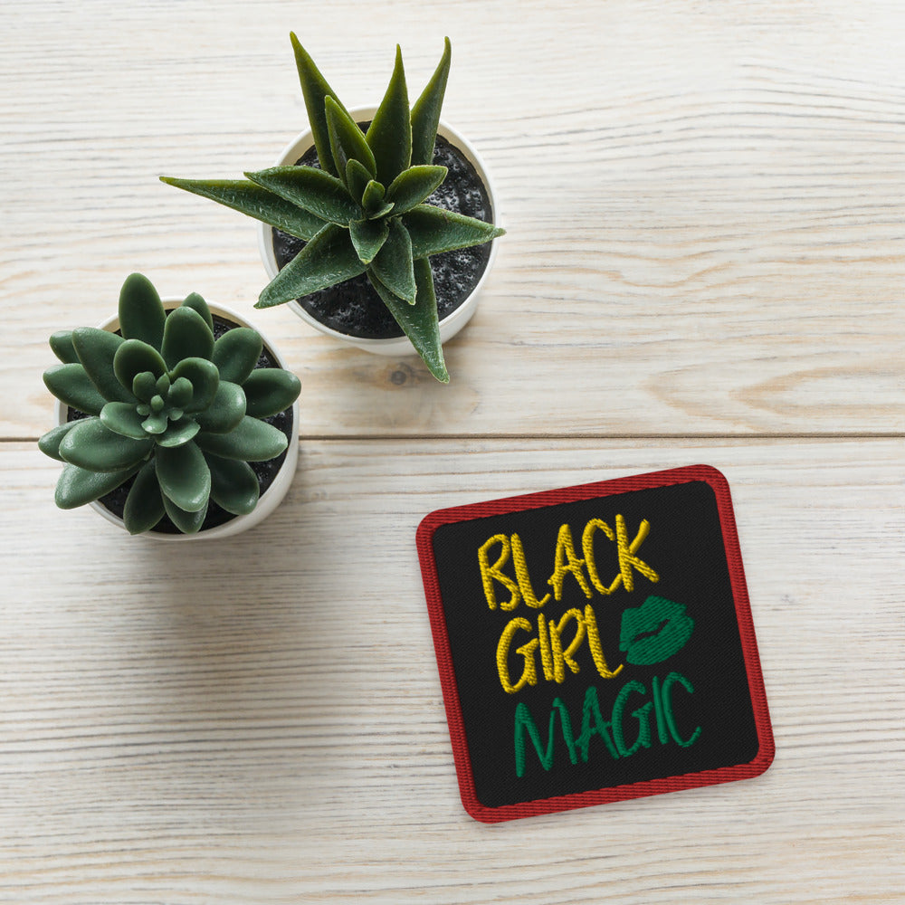 Black Girl Magic Iron On Patch, Black Girls Rock Embroidered Patch