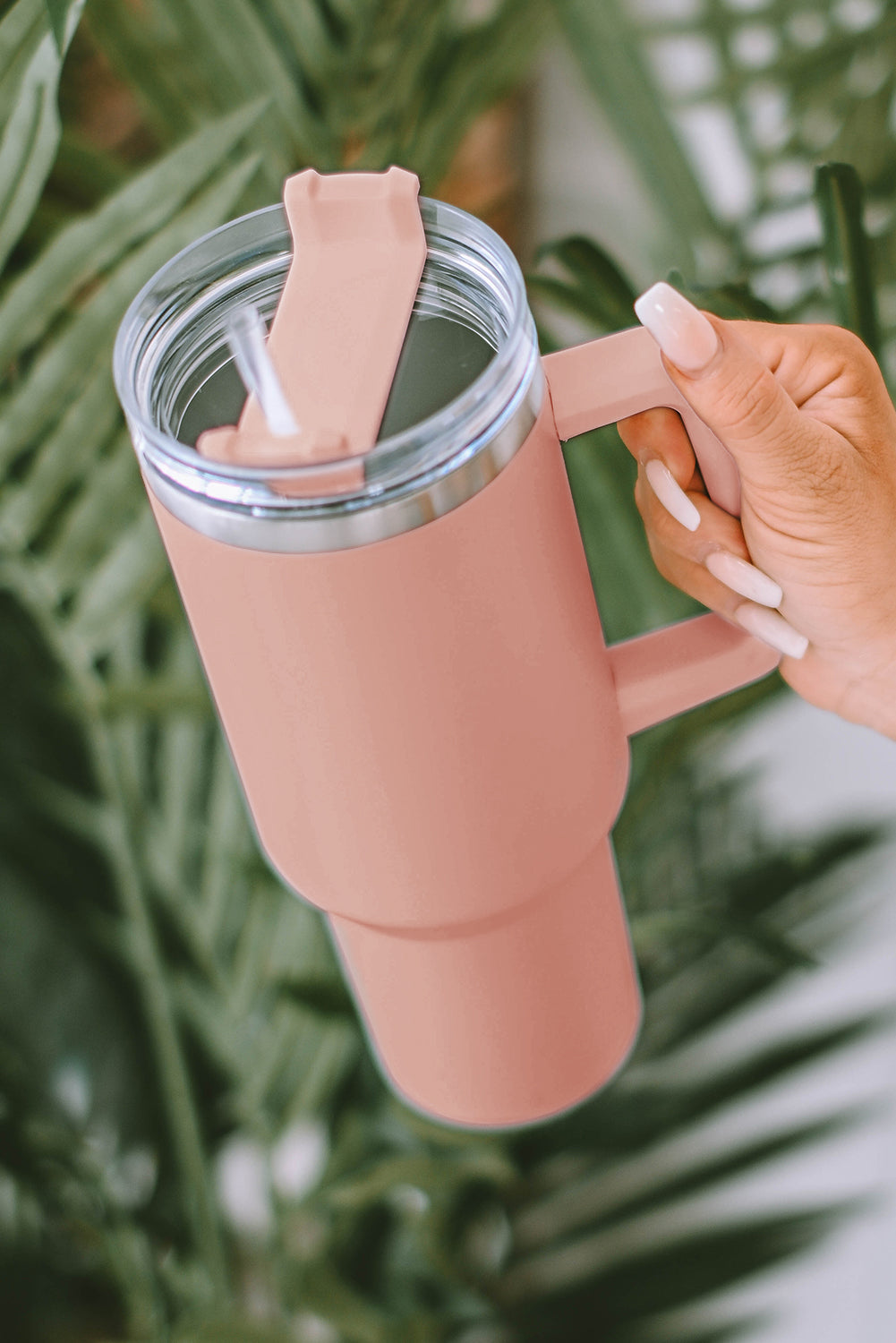 Pink  Stainless Steel Double Insulated 40oz Cup - Durable, Easy-to-Clean & Ergonomic Design