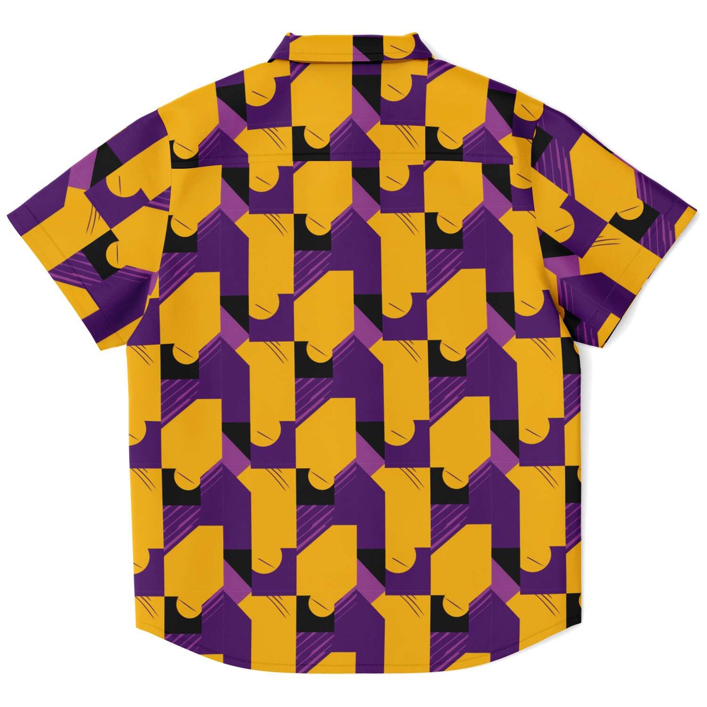 Laker Fan Kids Button-Up Shirt | Los Angeles Love Fashion | Laker Game Apparel | Purple & Gold Button Up Shirt