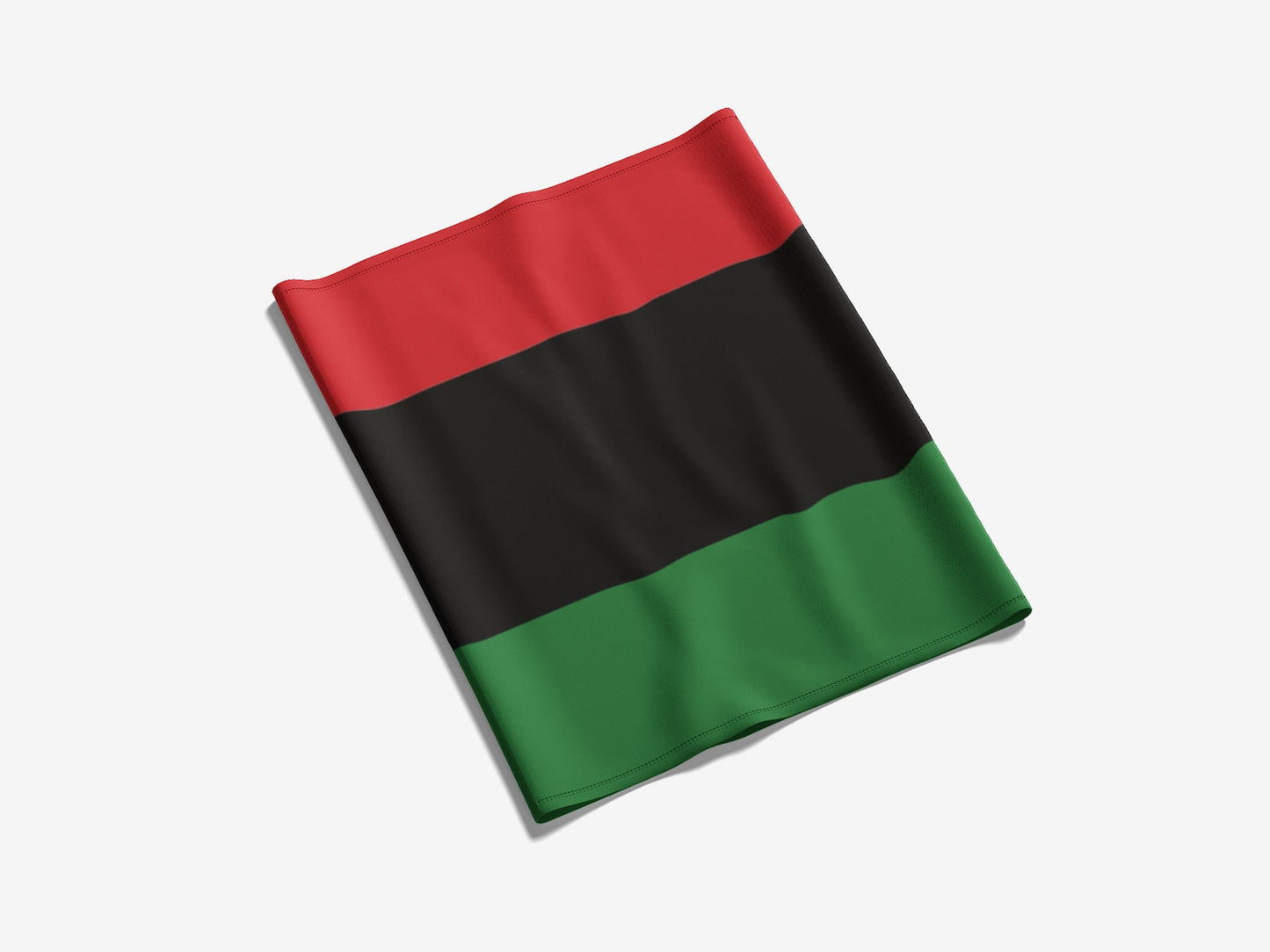 Red, Black & Green Pan-African Flag Garvey Bandana,  Headwear for Adults and Pets