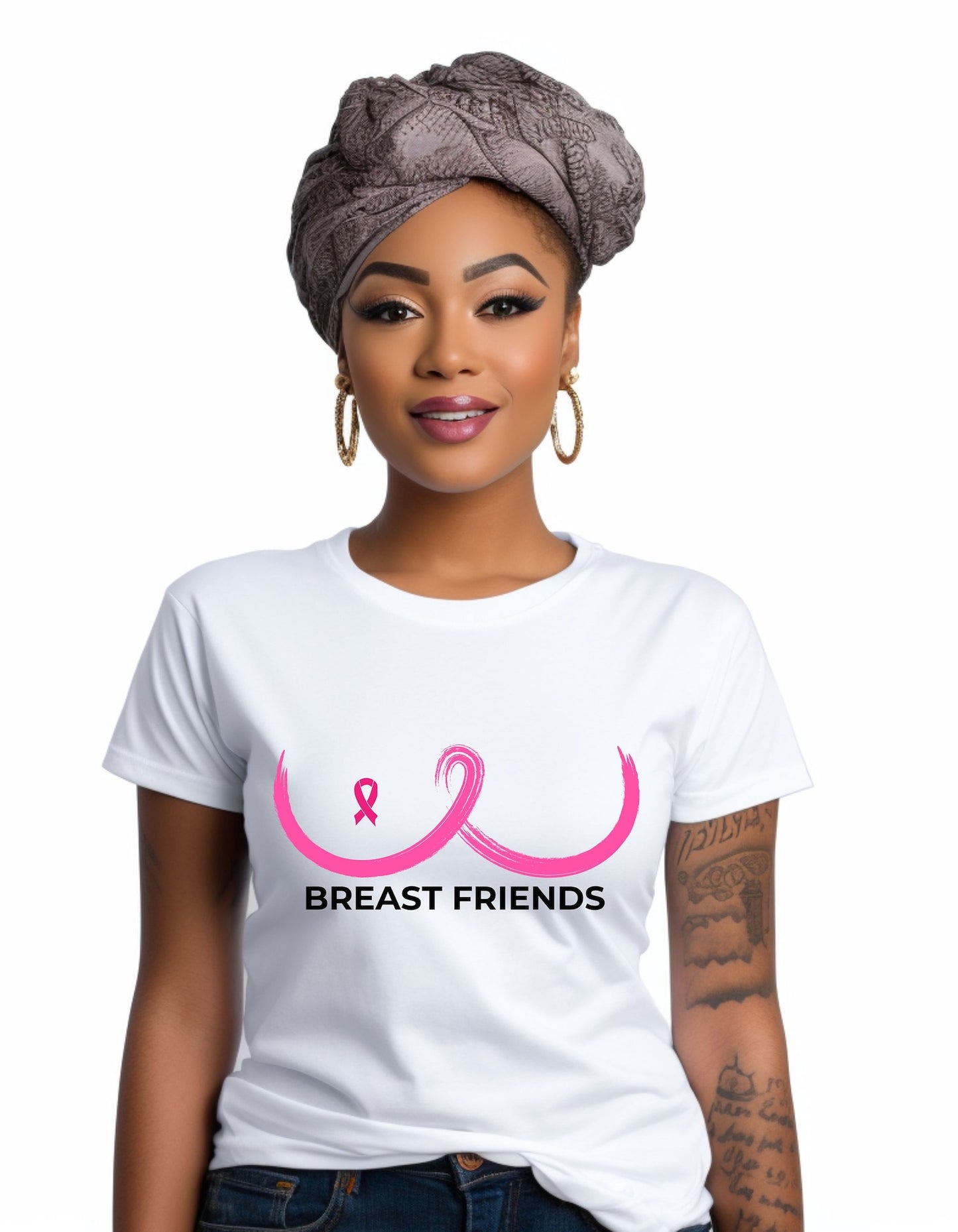 Breast Friends - Breast Cancer Awareness Women's Softstyle Tee