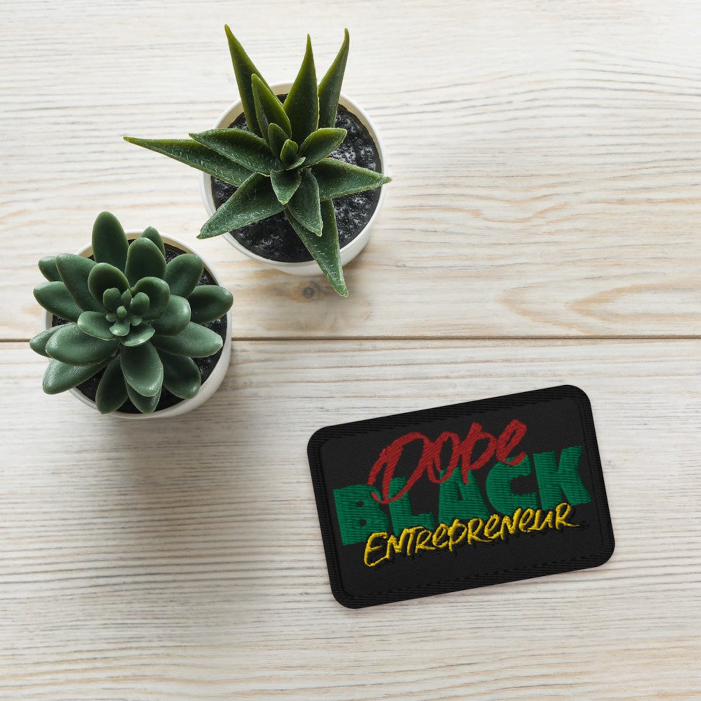 Dope Black Entrepreneur Embroidered Patch, Black Business Owner Patch, Entrepreneurial Spirit Emblem, Boss Lady Patch