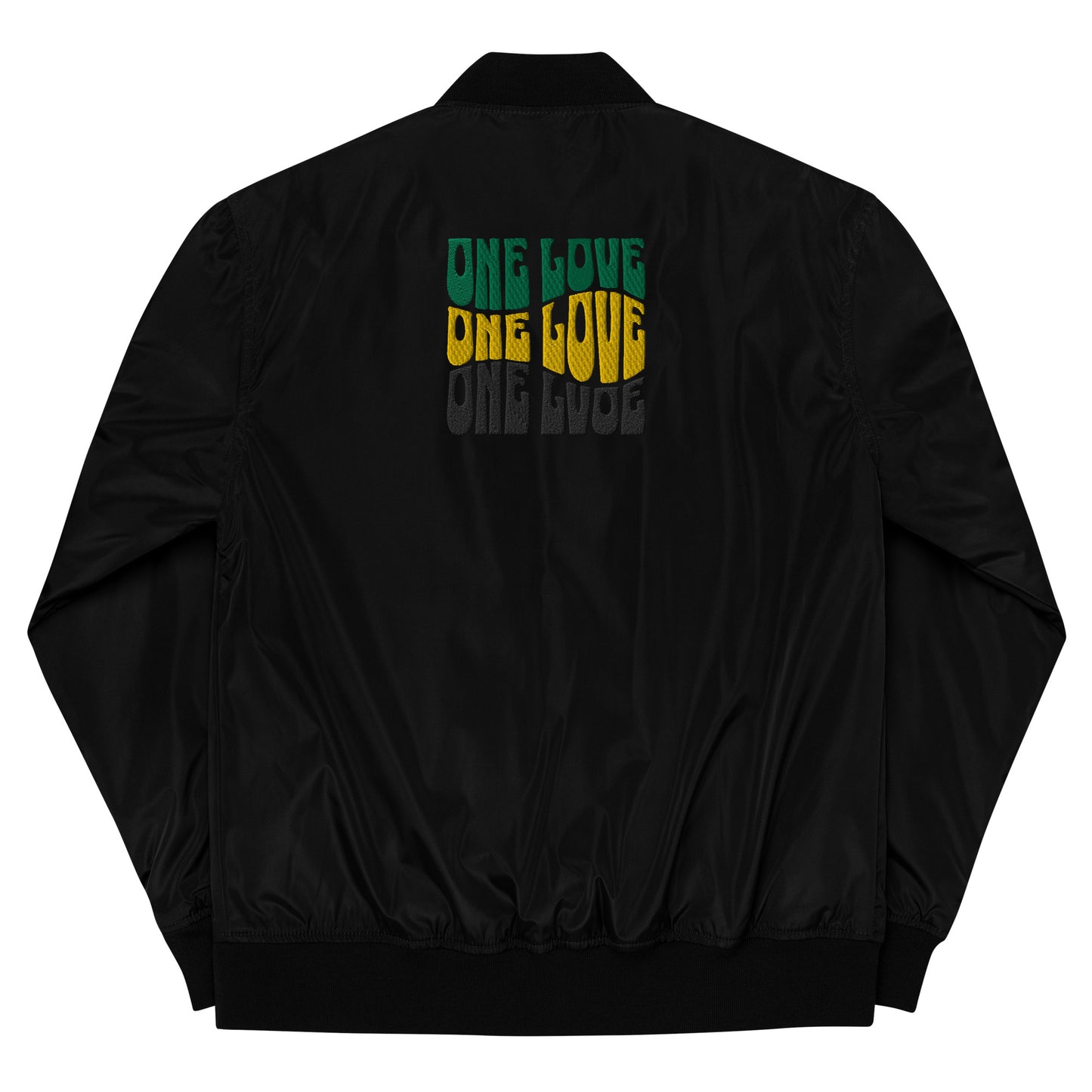 Jamaican Culture Recycled Bomber Jacket, Reggae Lovers Carribean Outerwear