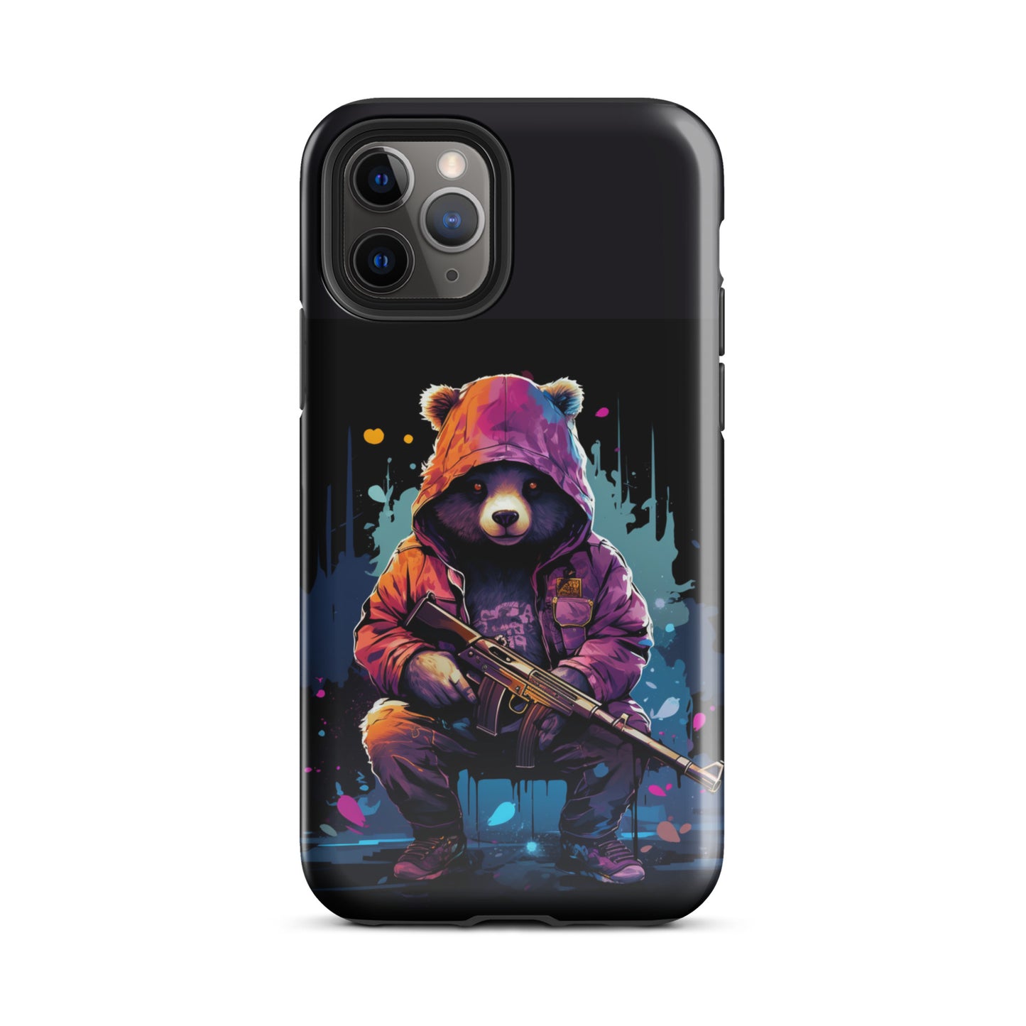 Right To Bear Arms Paint Splash Tough iPhone Case