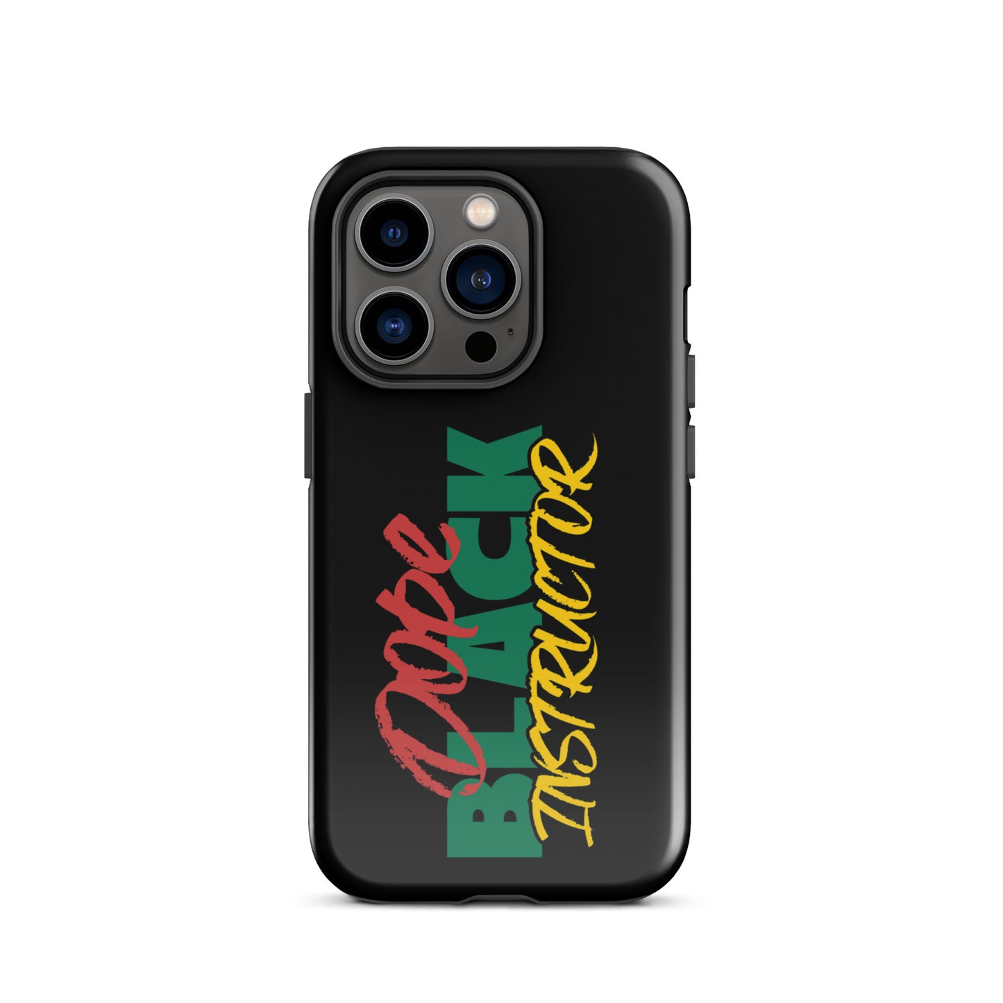 Self Defense Instructor Tough iPhone Case, Black Defense Instructor Range Phone Case