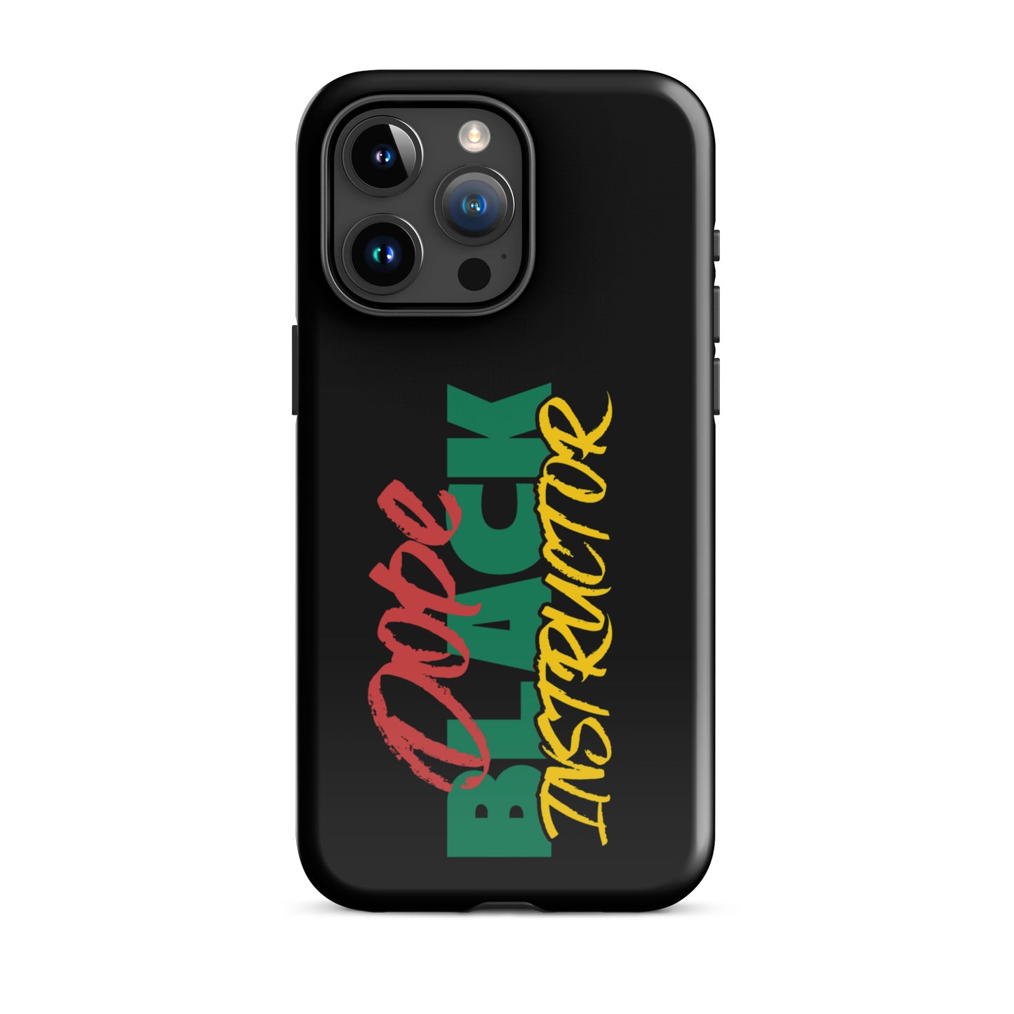 Self Defense Instructor Tough iPhone Case, Black Defense Instructor Range Phone Case