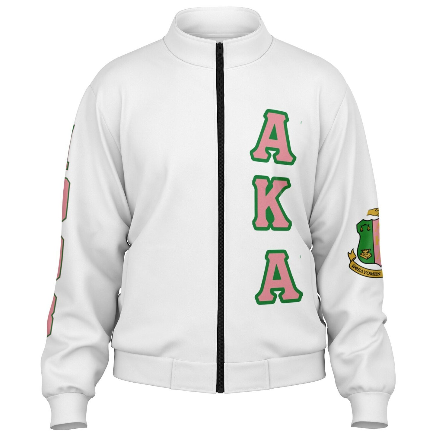 AKA Women's Kamala Harris For President 2024 Track Jacket, AKA Crest, Alpha Kappa Alpha Sorority Apparel