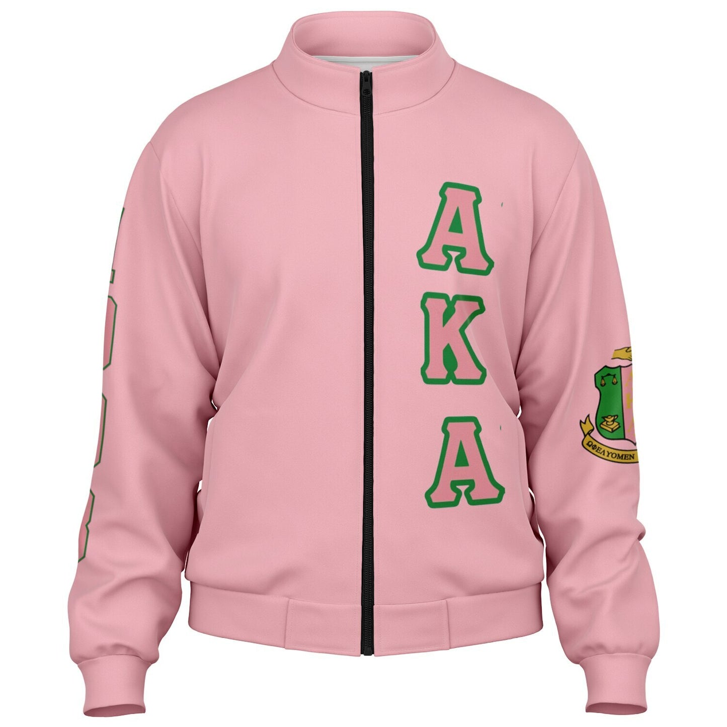 AKA Women's Kamala Harris For President 2024 Track Jacket, AKA Crest, Alpha Kappa Alpha Sorority Apparel