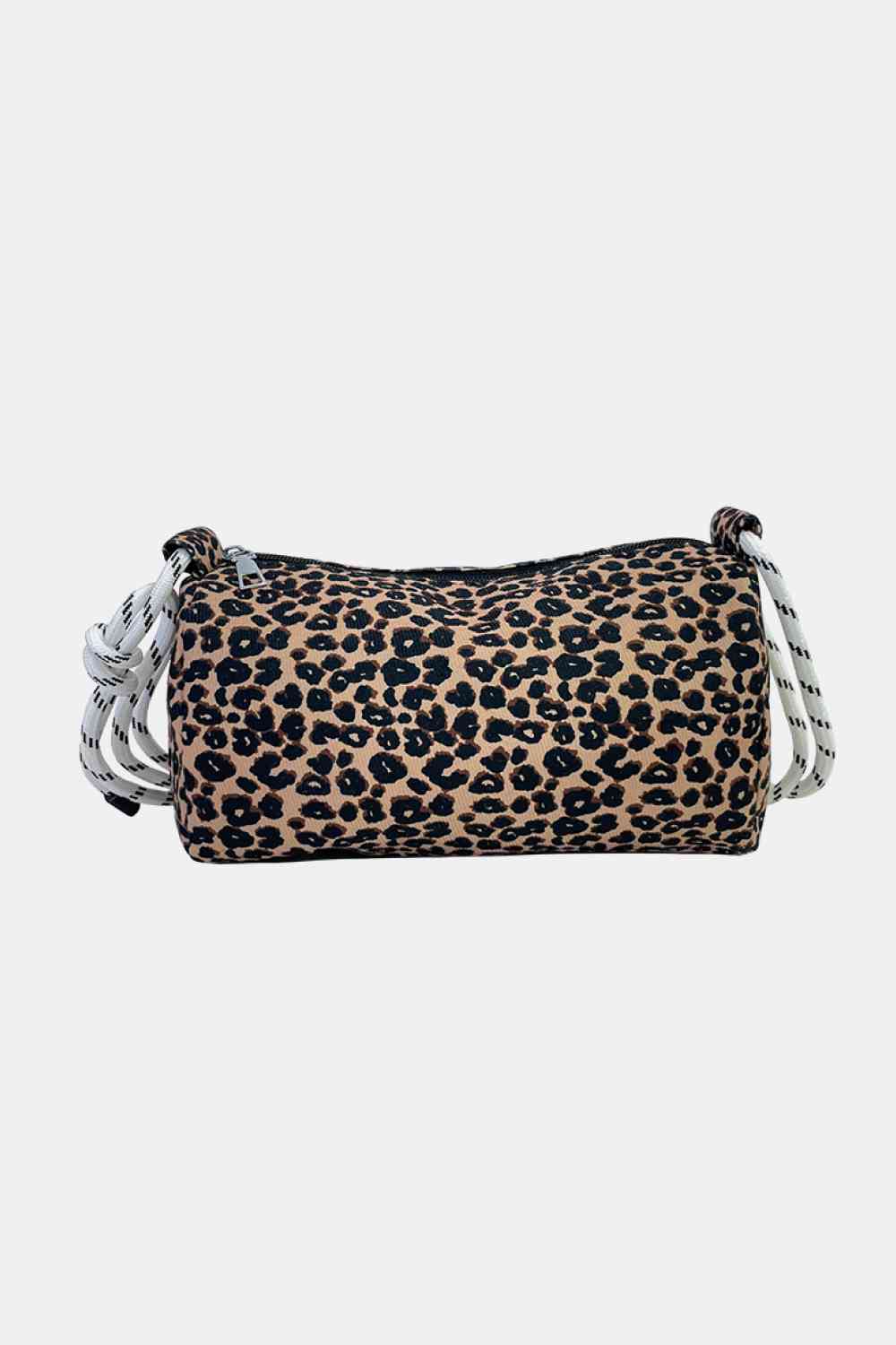 Animal Print Nylon Handbag - Durable Medium-Sized Shoulder Bag for Everyday Elegance