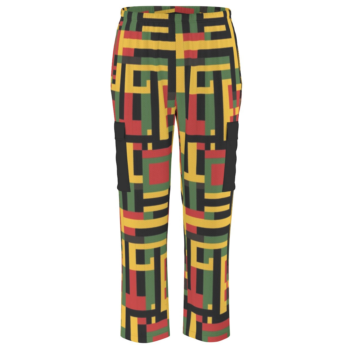 African Kente Print Unisex Scrub Set, V-neck Tribal Print Nurse Scrubs