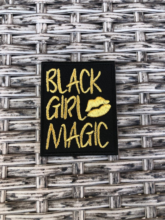 Black Girl Magic Iron on Patch, Pro Black Women Morale Patch