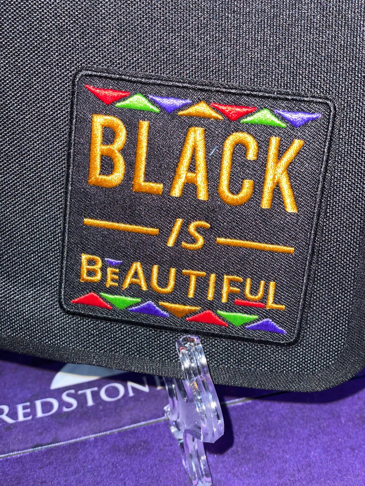 Black is Beautiful Iron On Patch, Black Empowerment Patch, Bulk Pro Black Patches