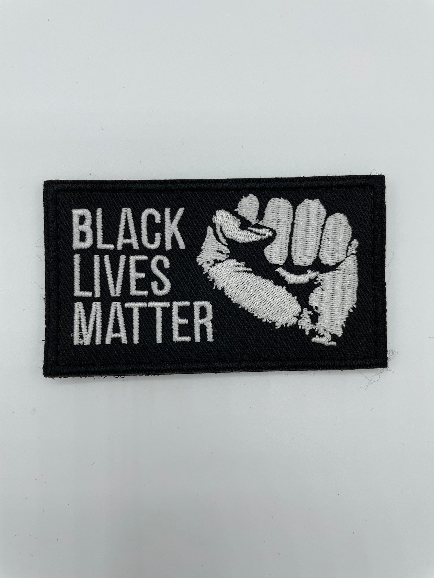 Black Lives Matter Patch, Black & Proud Embroidered Patch