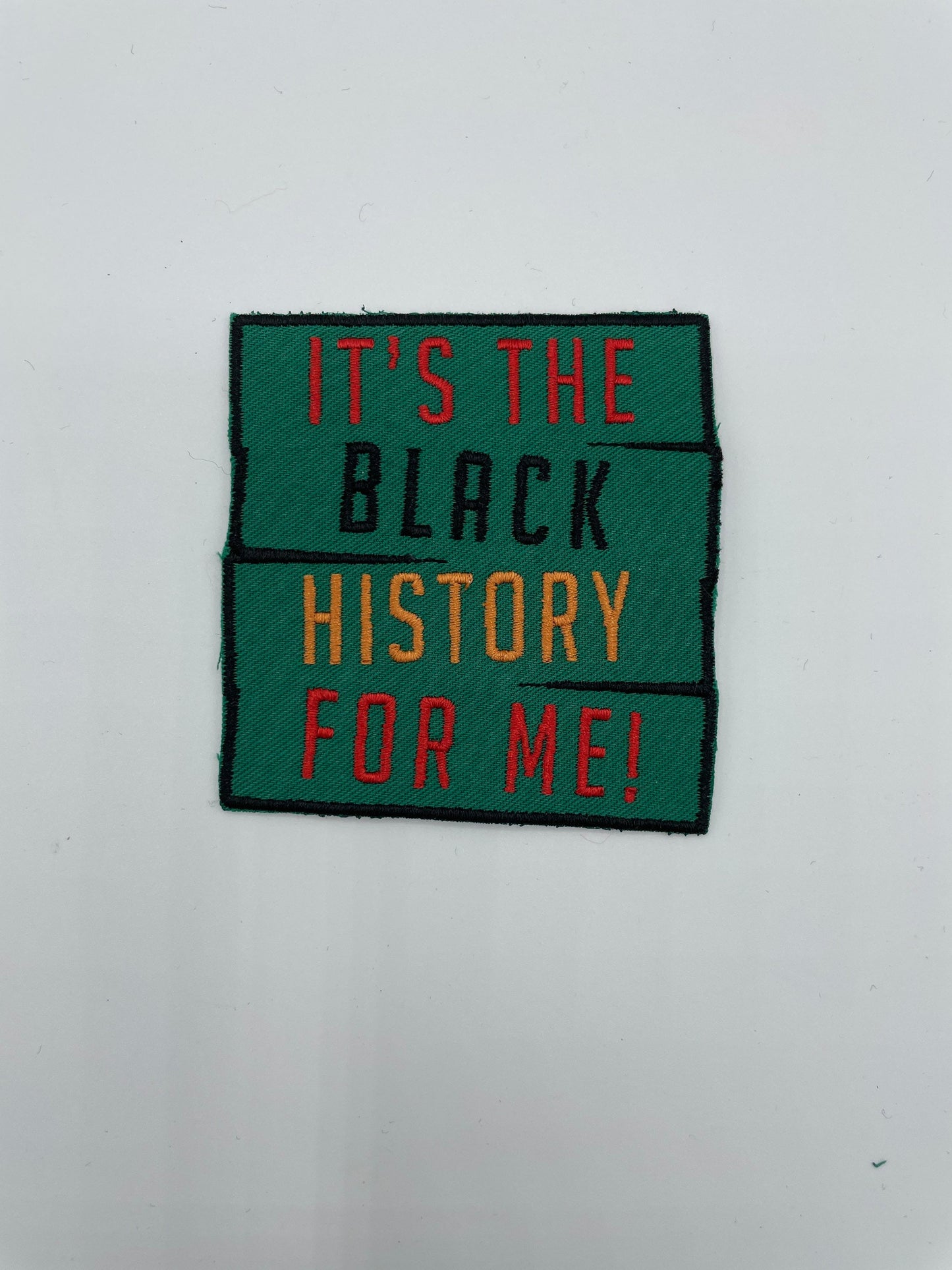 Black History for me Patch, Celebrate Black History Month Iron On Patch, Pro Black Patch