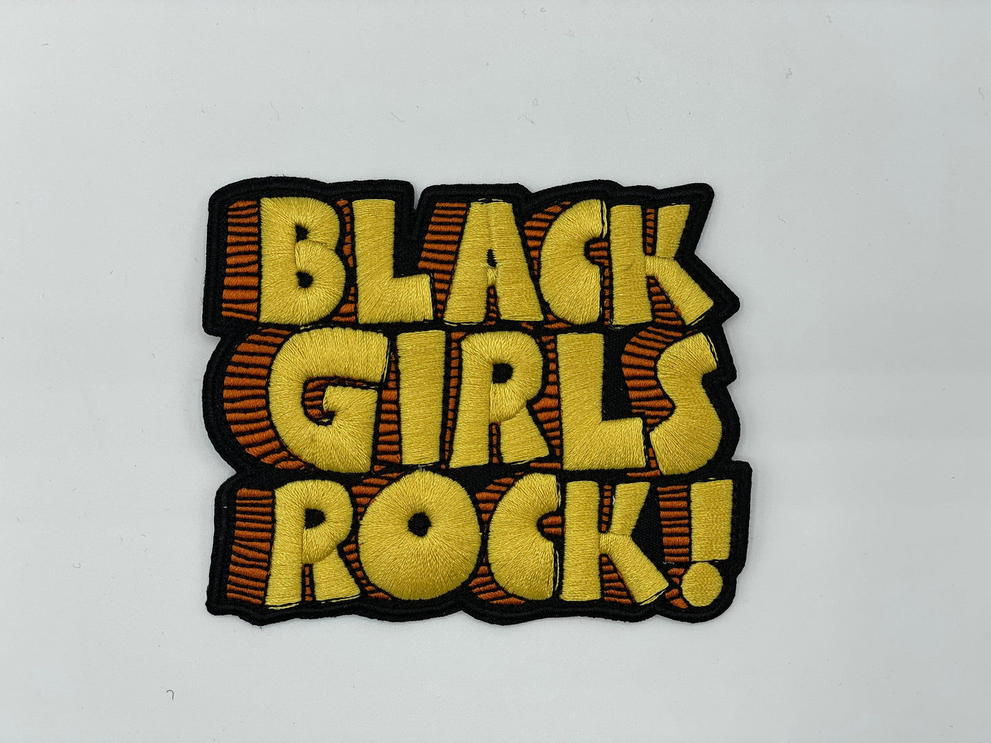 Black Girls Rock Embroidered Patch, Black Girls Are Magical Iron On Patch