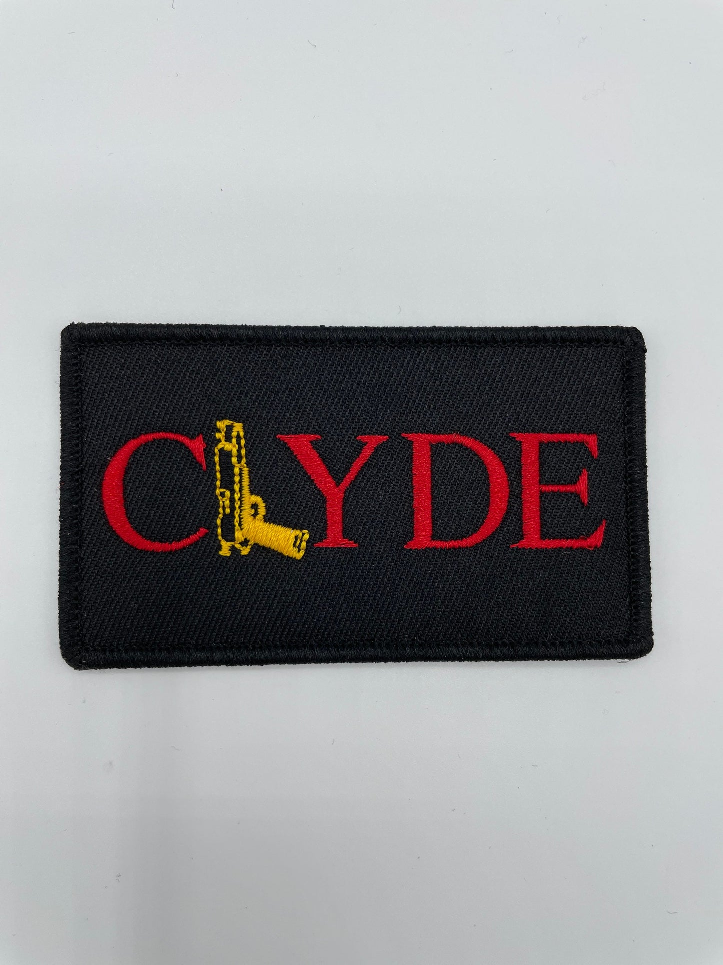 Clyde Embroidered Patch- Bonnie and Clyde Collection