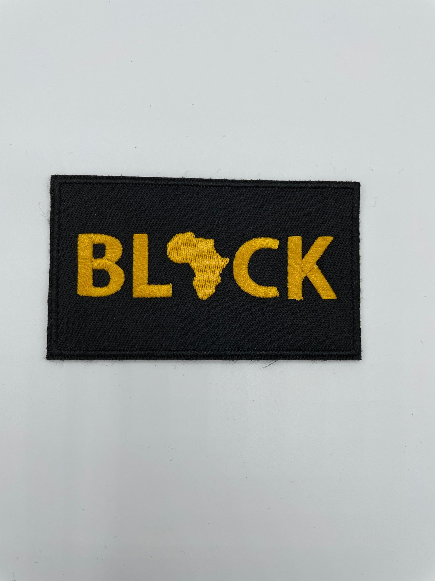 I AM Black Africa Patch, Black Empowerment Iron On Patch