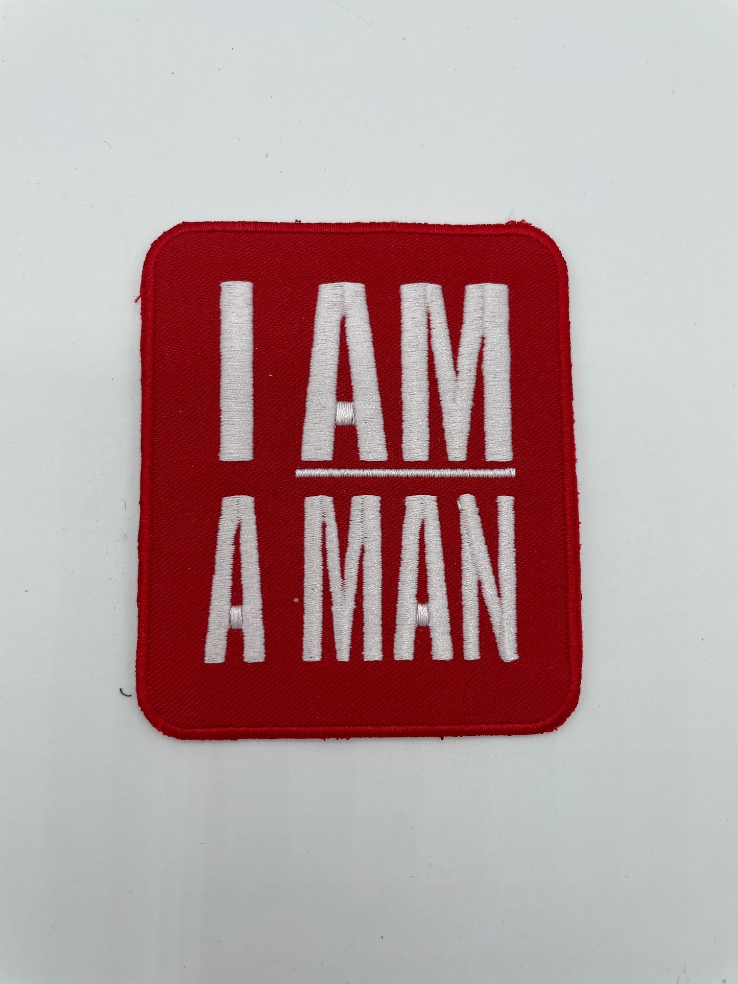 I Am A Man Civil Rights Movement Iron On Patch, Black History Patch