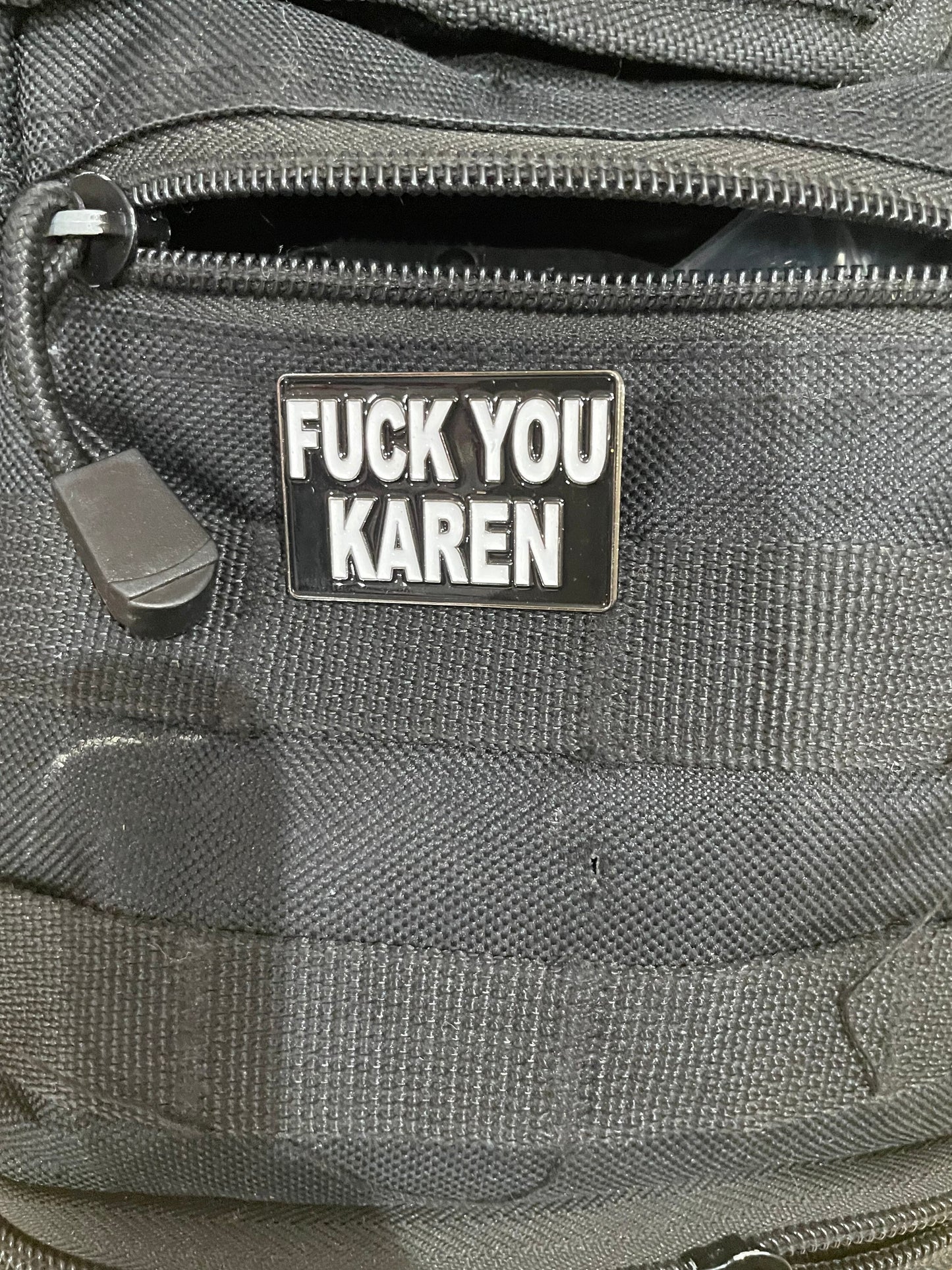 Please Stop Karen Lapel Pin, Karen Pun Lapel Pin