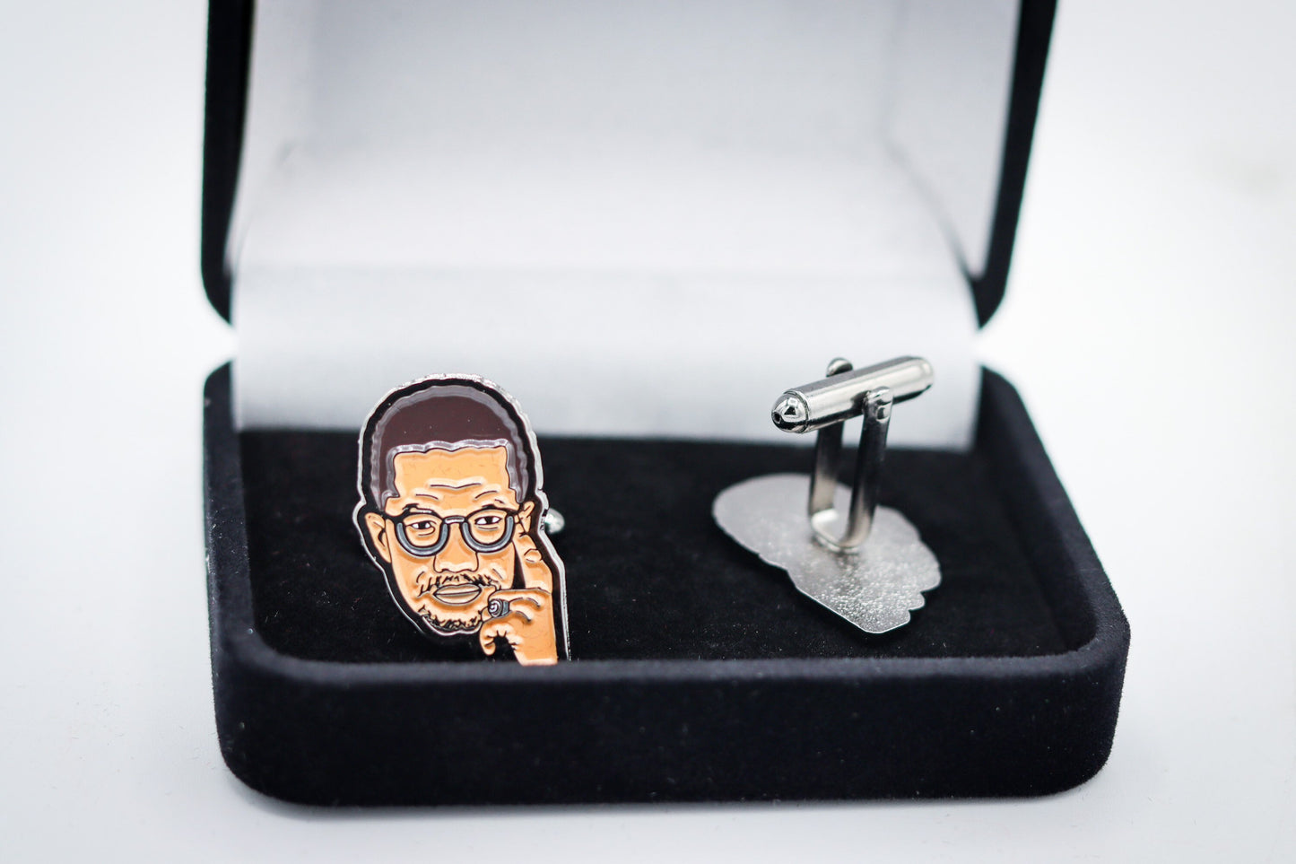 Malcolm X Gift, Groomsmen Gift Malcolm X Gear, Black History Cufflinks