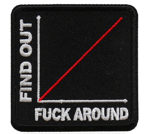 FAFO Patch Iron On Patch, Range Day Humor Morale Patch