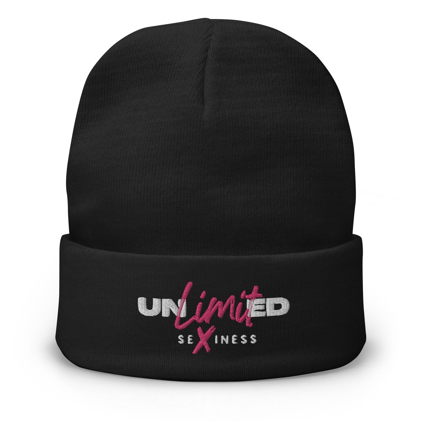 Unlimited SeXiness 3D Puff Embroidered Beanie, Valentines Day Beanie